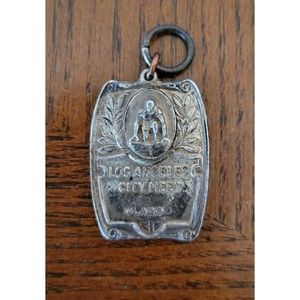 Antique 1930 Los Angeles City Meet Class C Track and Field 660 Yard Run Medal